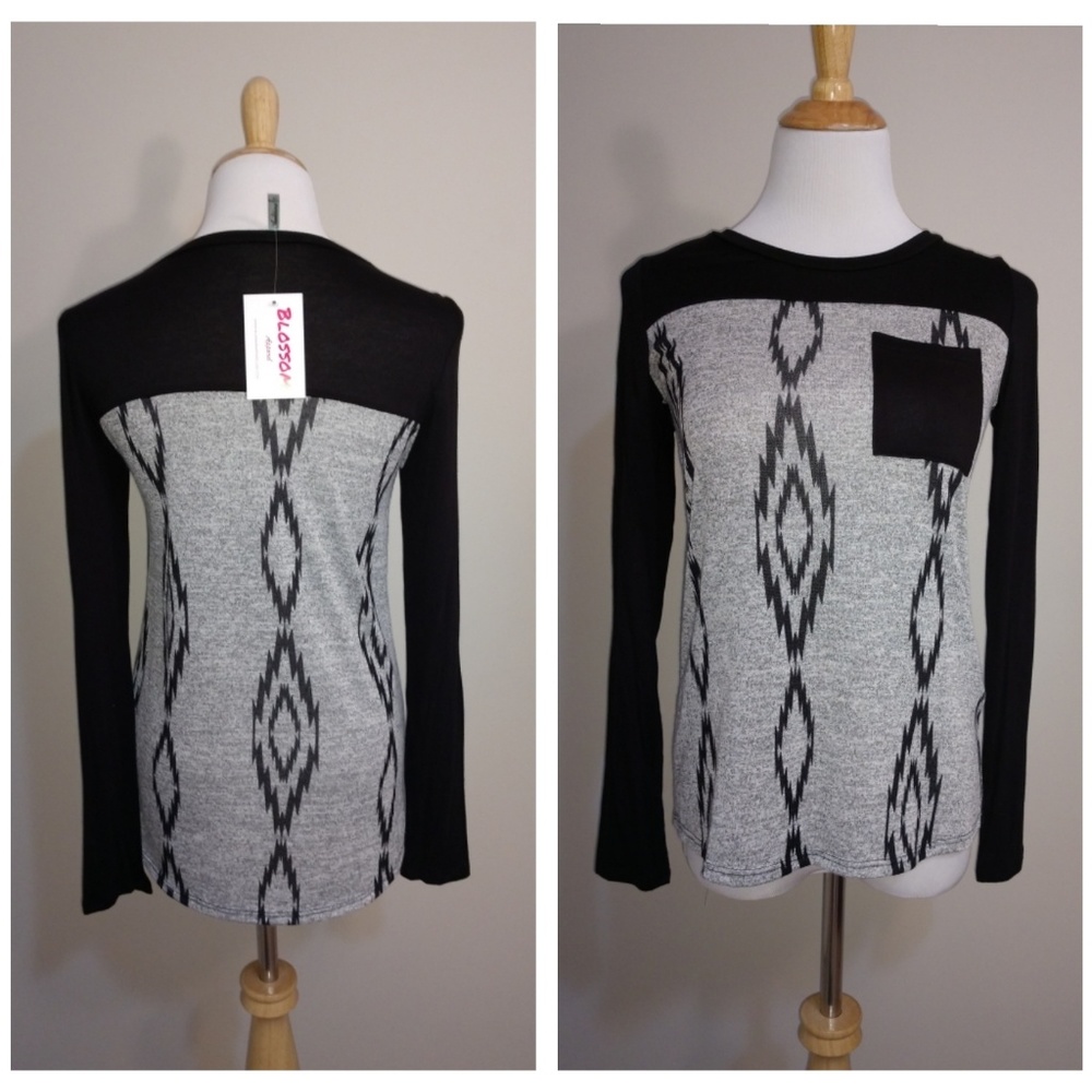 Long Sleeve - Pocket tee - Picture 3 of 8